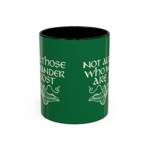 🌿 Not All Those Who Wander Are Lost Mug – Elven-Inspired Sips for the Soul - Image 5