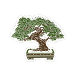 🌳 Bonsai Tree Indoor Sticker – Peace in a Small Package