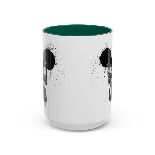 🐭☣️ Gas Mask Mouse Accent Mug – Sip with a Side of Strange - Image 61