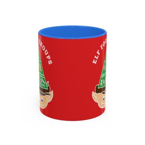 ☕🍬 Elf Food Groups Color Accent Mug – Sweet Sips from the North Pole - Image 13