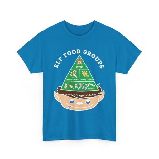 🍬 Elf Food Groups Unisex T-Shirt – Sweet Style, Straight from the North Pole - Image 14