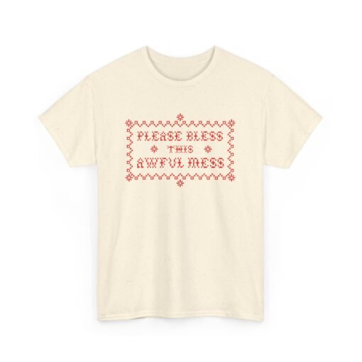 🧵😅 Please Bless This Awful Mess Unisex T-Shirt – Cross-Stitched Chaos, Worn with Pride - Image 17