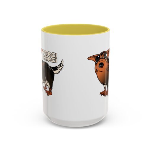 ☕🐶🐧✨ Porgi Corgi Color Accent Mug – Sip with Galactic Cuteness - Image 89