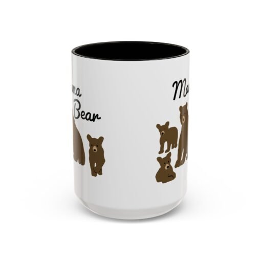 🧸 Mama Bear Color Accent Mug – Fierce Sips, Cozy Vibes - Image 17