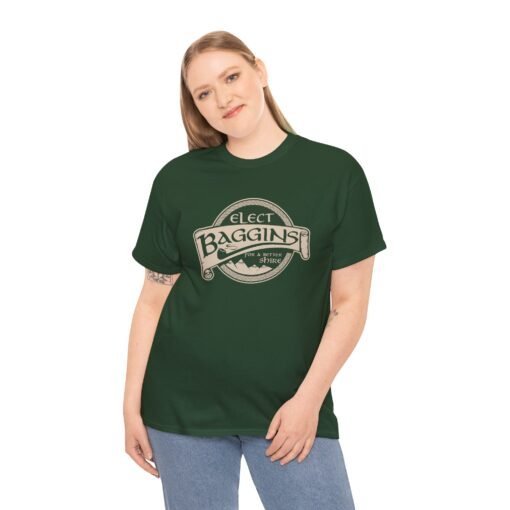 🌿 Elect Baggins for The Shire Unisex T-Shirt – Vote for Second Breakfast - Image 5
