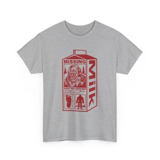 🦶🥛 Missing Bigfoot Unisex T-Shirt – Legendary Laughs in Every Sip - Image 11