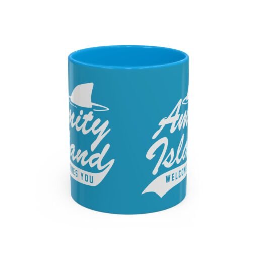 🦈 Amity Island Color Accent Mug – Welcomes You (and the Shark) - Image 17