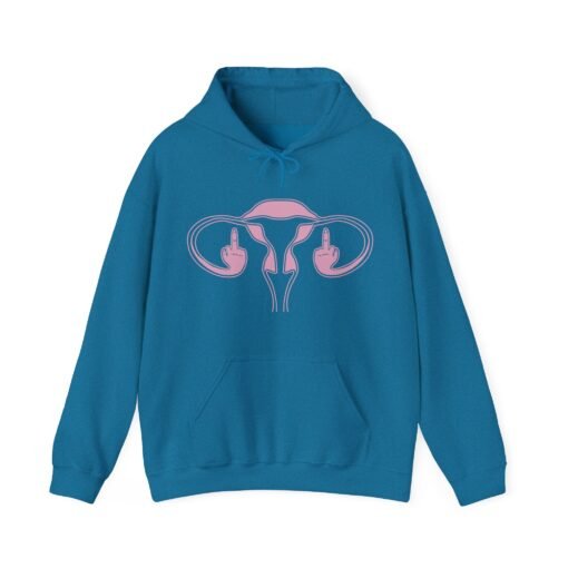🖕🩷 Ovaries with Middle Fingers Unisex Hoodie – Fierce, Loud, and Unapologetically You - Image 11