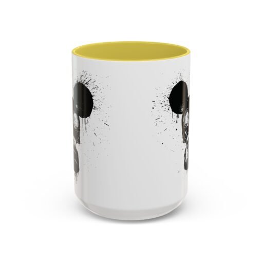 🐭☣️ Gas Mask Mouse Accent Mug – Sip with a Side of Strange - Image 89