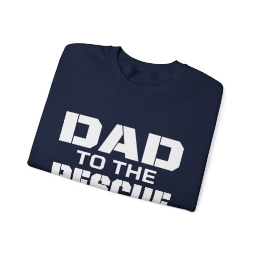 🛠️🦸‍♂️ Dad to the Rescue (Yet Again) Unisex Sweatshirt – Warmth for the Everyday Hero - Image 3