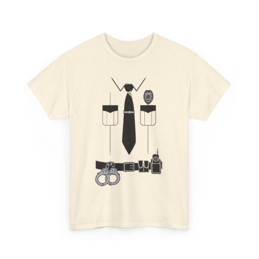 👮‍♂️🚓 Police Officer Costume Unisex T-Shirt – Serve, Protect, and Look Sharp - Image 16