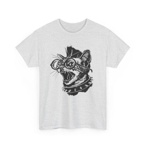 😼🎸 Punk Rock Cat Unisex T-Shirt – Feline With Attitude - Image 13