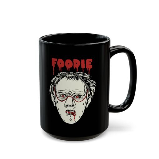 ☕ "Foodie" Black Mug – Sip with a Taste for the Twisted - Image 11