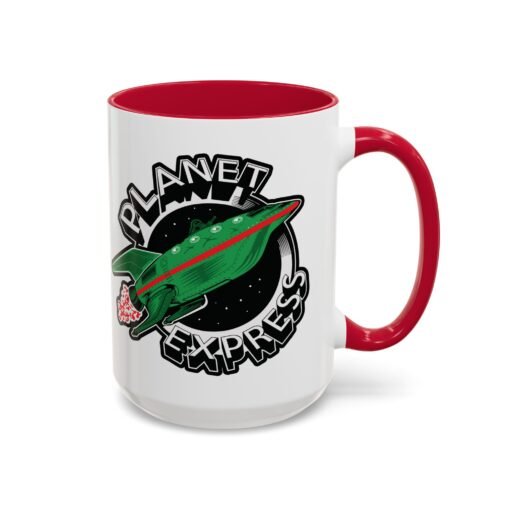 ☕ Planet Express Color Accent Mug – Fuel Your Day, 31st Century Style - Image 38