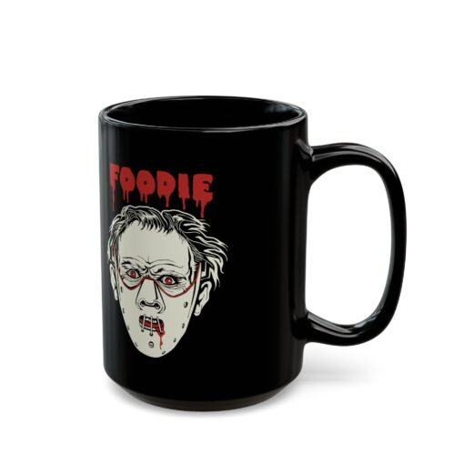 ☕ "Foodie" Black Mug – Sip with a Taste for the Twisted - Image 8
