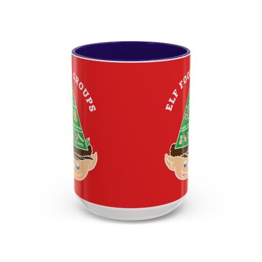 ☕🍬 Elf Food Groups Color Accent Mug – Sweet Sips from the North Pole - Image 53