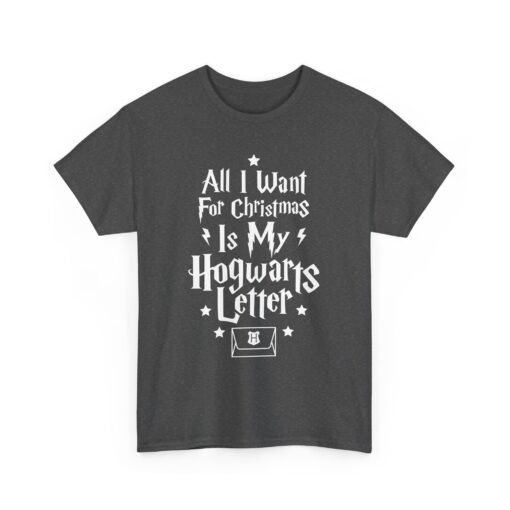 🧙‍♂️🎄 All I Want for Christmas Is My Hogwarts Letter Unisex T-Shirt – A Magical Holiday Wish - Image 16