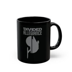 🚀🛸 Divided Allegiance Black Mug – One Mug, Two Galaxies