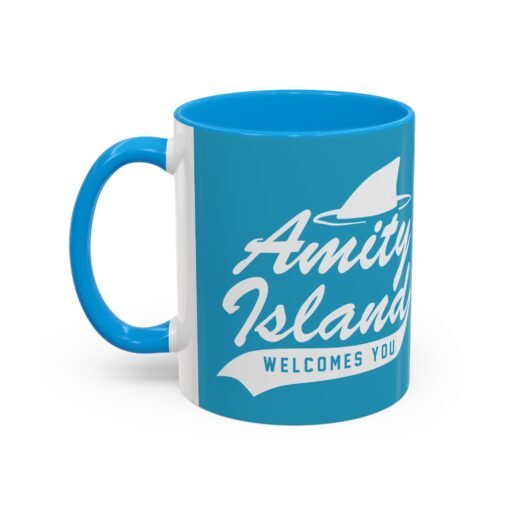 🦈 Amity Island Color Accent Mug – Welcomes You (and the Shark) - Image 20