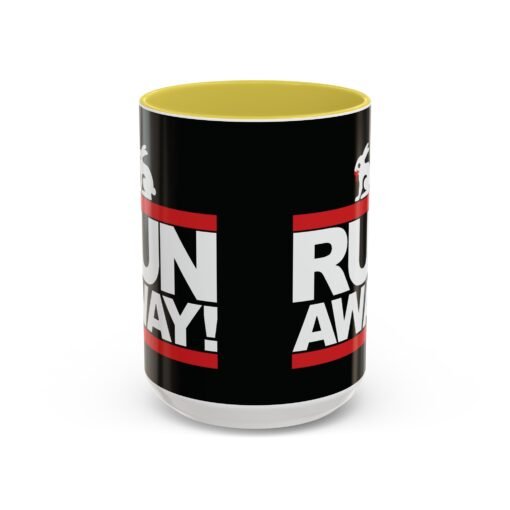 🐇 RUN AWAY Accent Color Mug – Monty Python Mayhem with Every Sip - Image 37