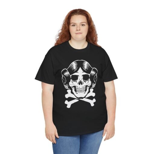 ☠️👸 Rebel Skull Unisex T-Shirt – Princess Power with a Dark Twist - Image 6