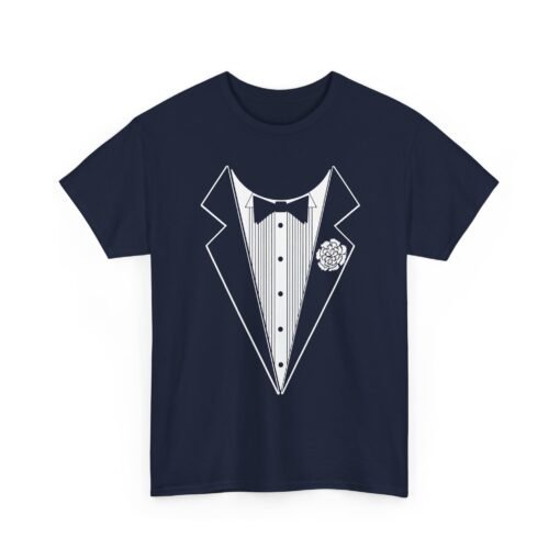 🤵✨ Tuxedo Print Unisex T-Shirt – Fancy Without the Fuss - Image 14
