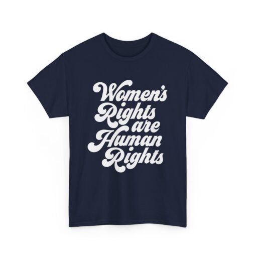 ✊💜 Women’s Rights Are Human Rights Unisex T-Shirt – Wear the Truth - Image 11