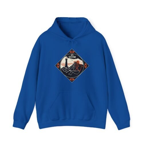 🔥 Mount Doom & Eye of Sauron Unisex Hoodie – Power, Style, and Shadow - Image 15