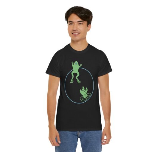 🐸🌌👶 Reach for the Froggy Unisex T-Shirt – The Snack Side is Strong - Image 6