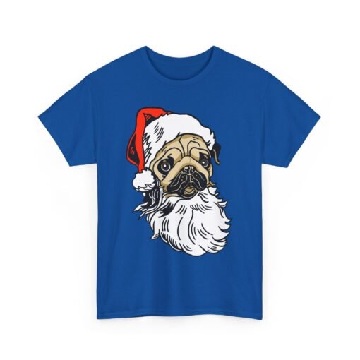 🎅🐾 Pug Santa Unisex T-Shirt – Ho Ho Hilarious Holiday Vibes - Image 17