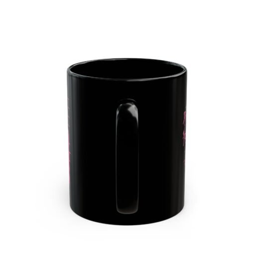 🧠🎸 Pink Freud Black Mug – Sip on That Subconscious - Image 5