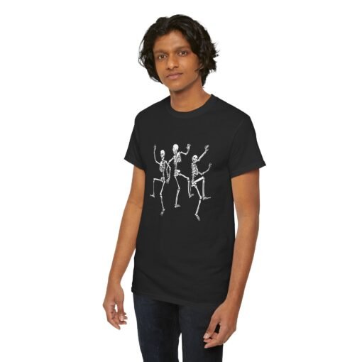 💀🕺 Dancing Skeletons Unisex T-Shirt – Shake, Rattle & Roll - Image 6