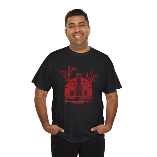 🏚️🔪 Amityville House of Horrors Unisex T-Shirt – Home Sweet Haunted - Image 5