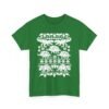 🦖🎄 Dino-Mite Christmas Unisex T-Shirt – Ugly Sweater Style with Prehistoric Cheer