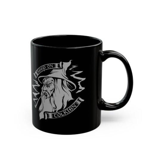🧙‍♂️ Keep On Tolkien Black Mug – Wizard Wisdom in Every Sip - Image 3