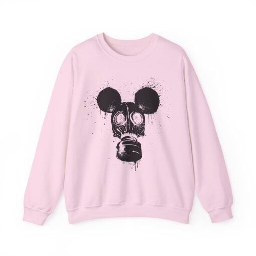 🐭☣️ Gas Mask Mouse Unisex Sweatshirt – Soft, Strange, and Slightly Sinister - Image 16