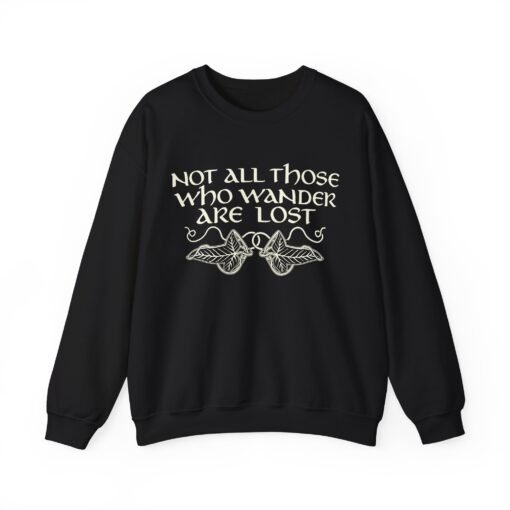 🌿 Not All Those Who Wander Are Lost Unisex Sweatshirt – Wander with Purpose - Image 12