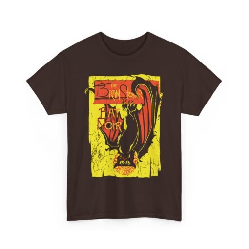 🦇🎩 Bat Noir Unisex T-Shirt – Dark Wings, Classic Mystery - Image 12