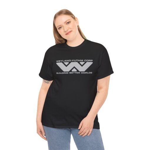 👽🏢 Weyland-Yutani Corp Unisex T-Shirt – Building Better Worlds (and Killer Style) - Image 3