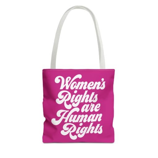 ✊💜 Women's Rights Are Human Rights Tote Bag – Equality On Your Shoulder - Image 13