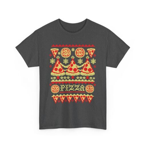 🍕🎄 Pizza Party Ugly Christmas Sweater T-Shirt – Extra Cheese, Please! - Image 17