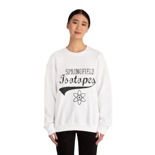 ⚾🧪 Springfield Isotopes Unisex Sweatshirt – Nuclear Pride, Classic Comfort - Image 3