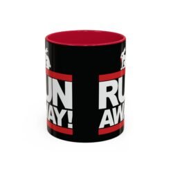 Alternative view of 🐇 RUN AWAY Accent Color Mug – Monty Python Mayhem with Every Sip