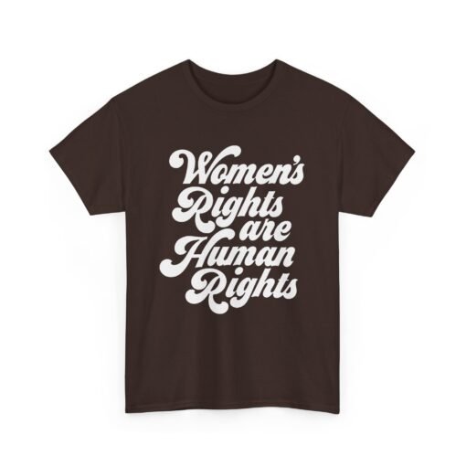 ✊💜 Women’s Rights Are Human Rights Unisex T-Shirt – Wear the Truth - Image 10