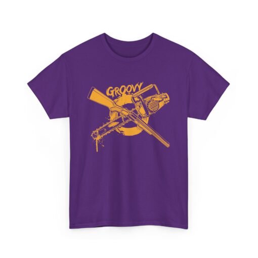 🪓🔫 Groovy Unisex T-Shirt – Hail to the King, Baby - Image 19