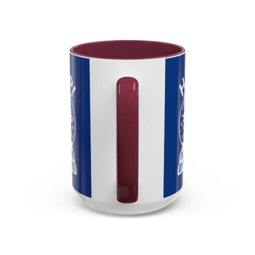 ☕❄️🎄 Help! I'm Surrounded By Snowflakes Color Accent Mug – Sip with Seasonal Sass - Image 51