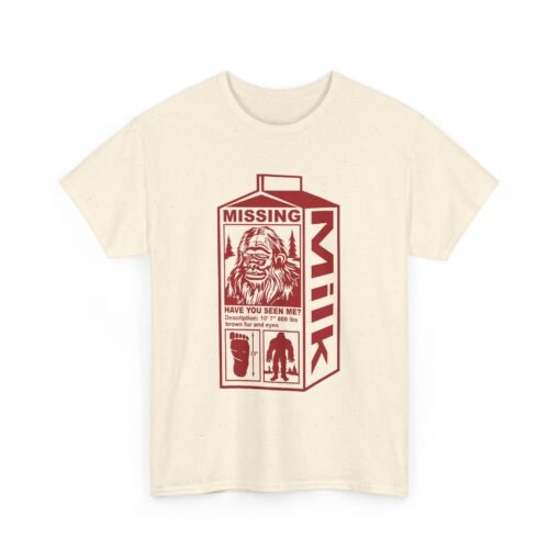 🦶🥛 Missing Bigfoot Unisex T-Shirt – Legendary Laughs in Every Sip - Image 12