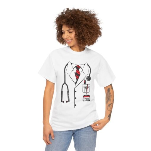 🩺👕 Doctor Costume Unisex T-Shirt – Paging Dr. Awesome - Image 4