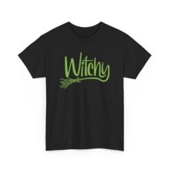 🧹✨ Witchy Unisex T-Shirt – Broom Included, Magic Optional