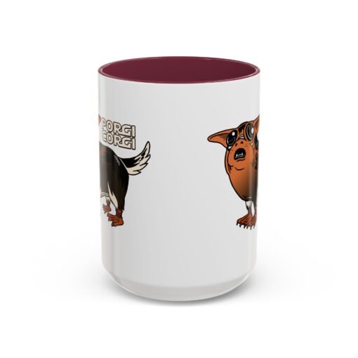☕🐶🐧✨ Porgi Corgi Color Accent Mug – Sip with Galactic Cuteness - Image 73